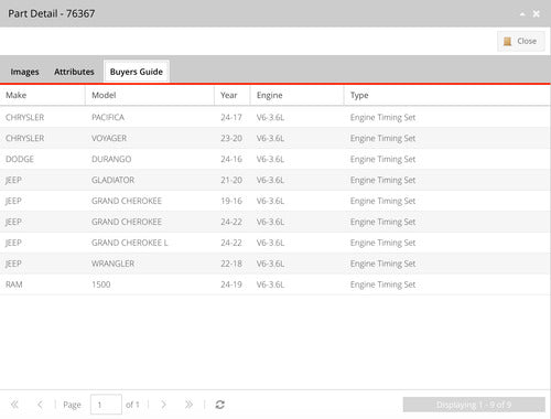 Kit Distribución Wrangler Journey Ram Cherokee 3.6 2017-2024