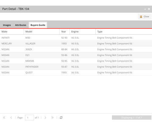 Kit De Distribucion Nissan D21 Quest Villager 3.0 87-1993